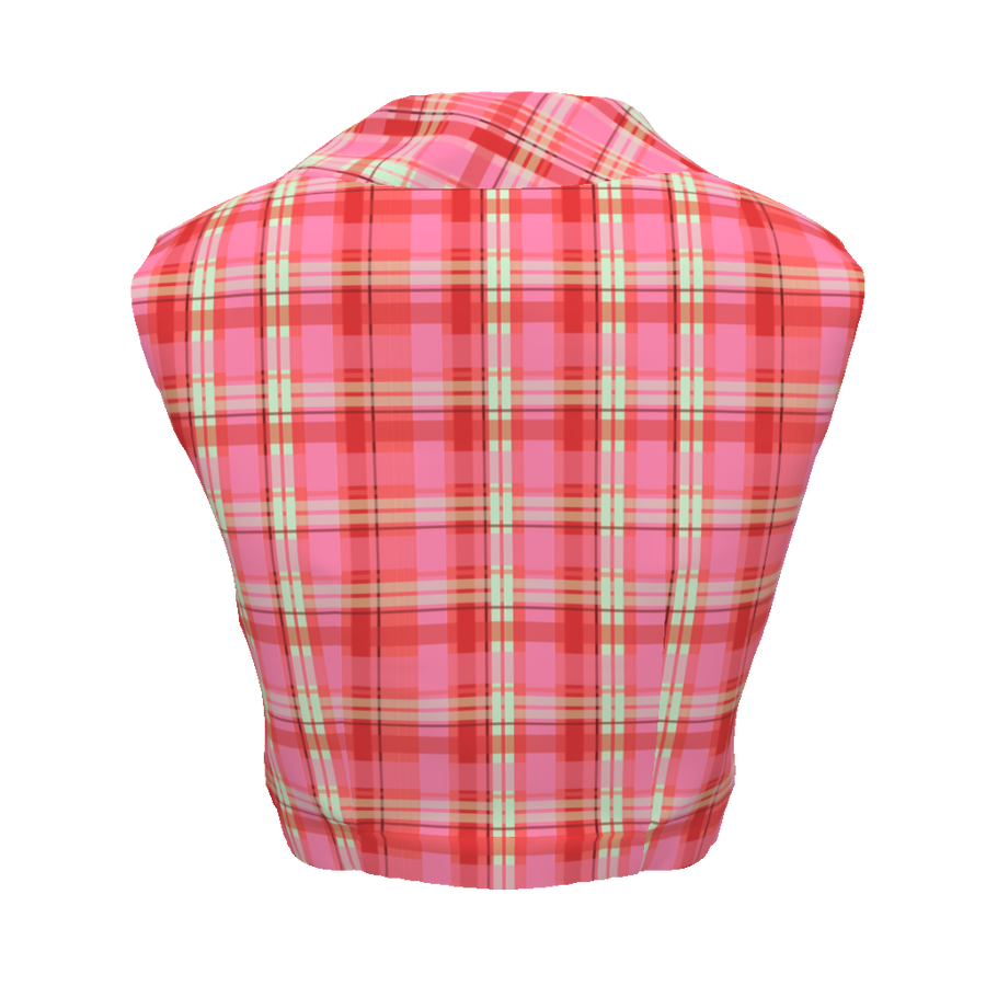 CHERRY SODA BABY COLLAR TOP