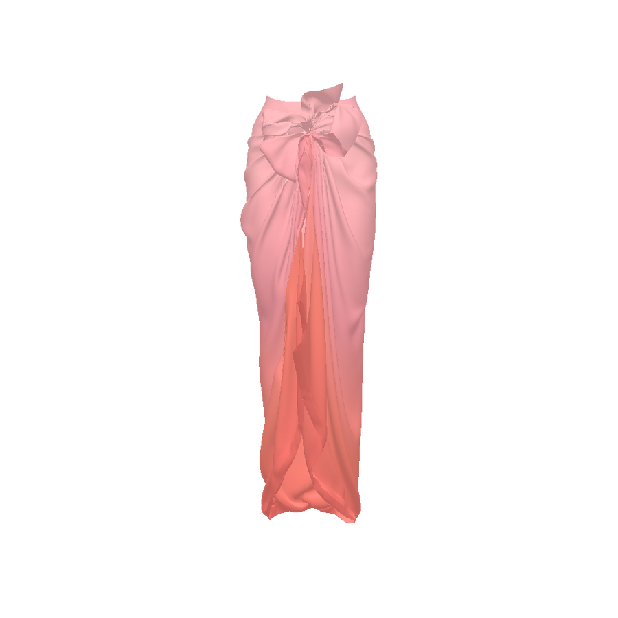 SARONG MAXI IN GRADIENT PINK