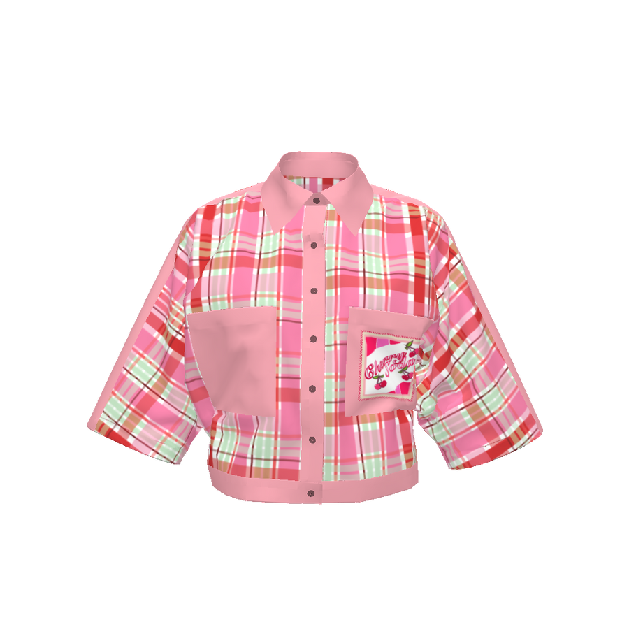 CHERRY SODA KIMONO SLEEVE SHIRT