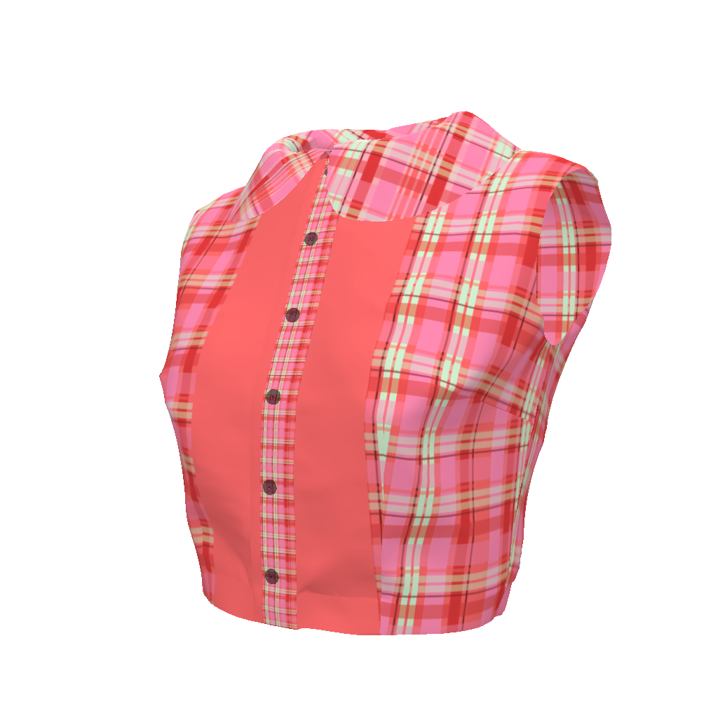 CHERRY SODA BABY COLLAR TOP