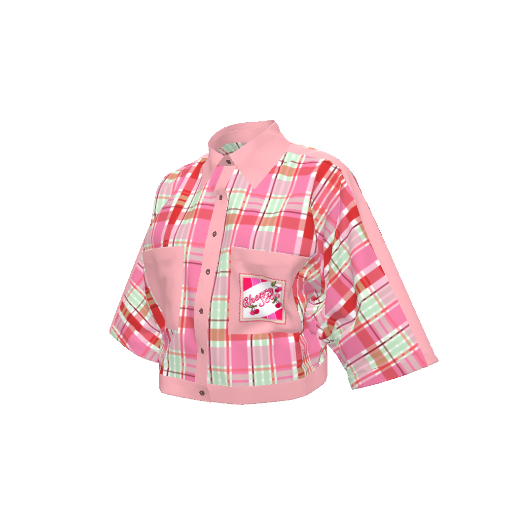 CHERRY SODA  LOGO KIMONO SLEEVE SHIRT