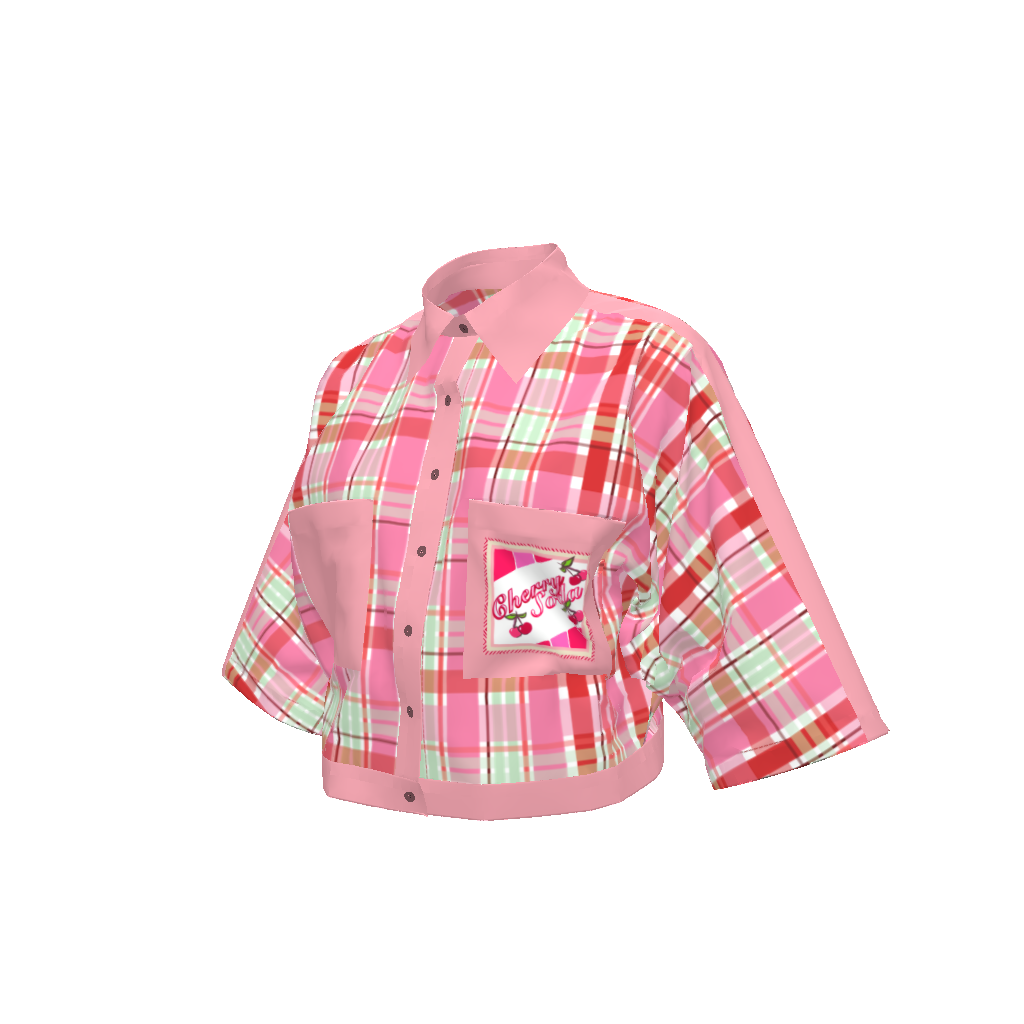 CHERRY SODA KIMONO SLEEVE SHIRT