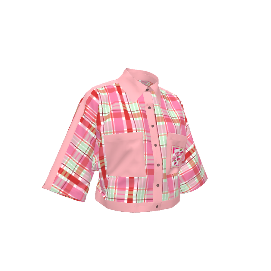 CHERRY SODA  LOGO KIMONO SLEEVE SHIRT